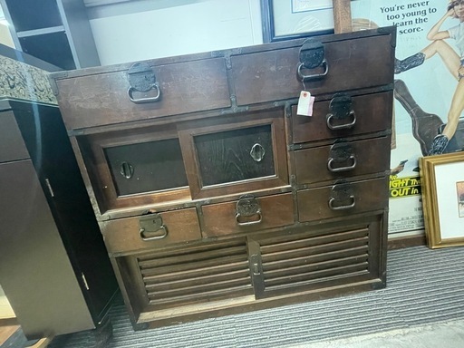 飾り棚 レトロ インテリア 時代タンス