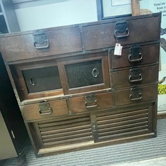 飾り棚 レトロ インテリア 時代タンス