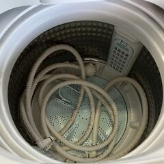 2019年製アクア　AQUA 　7K　全自動洗濯機  AQW-GV70H-W　風呂水給水ホース付き　近くなら無料で配達いたします。