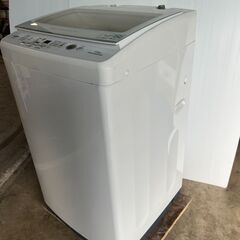2019年製アクア　AQUA 　7K　全自動洗濯機  AQW-GV70H-W　風呂水給水ホース付き　近くなら無料で配達いたします。