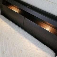 【急募】ニトリ ダブルベット 収納付き フレーム