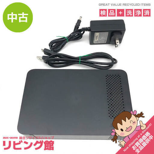 ss6647　バッファロー 外付ハードディスク 3TB HD-LC3.0U3-BKE ブラック BUFFALO 外付けHDD 黒 据え置き型 コンパクト USB3.0 テレビ パソコン 録画用 ストレージ 外付ハードディスク 中古