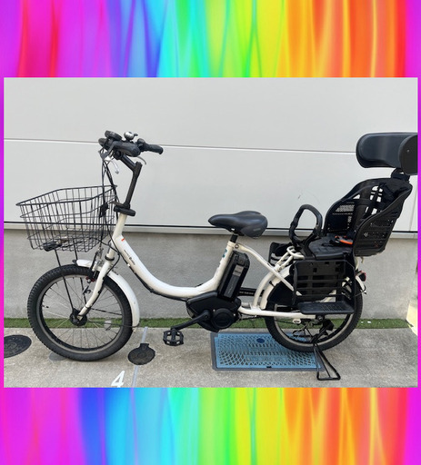 バッテリーほぼ新品！8.9Ah YAMAHA　ヤマハ　パスバビー　 電動自転車　電動アシスト自転車　子供乗せ　81611