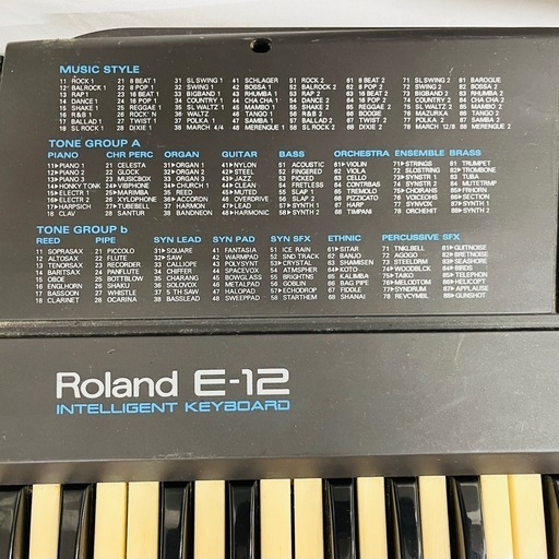 【✨ご自宅での練習に✨】訳あり Roland  インテリジェント・キーボード E-12