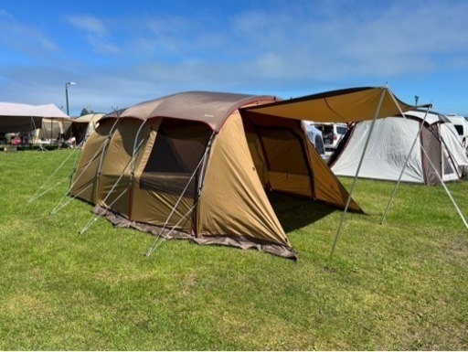 お話中\nスノーピーク　エルフィールド　ファミリーキャンプ⛺️