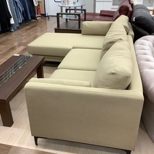 オットマン付き3人掛けソファーのご紹介です【トレファク東大阪箕輪店】