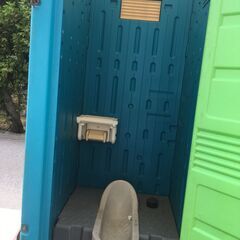 中古　現場用　仮設便所
