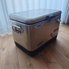 【決まりました 】コールマン Coleman 54QTステンレススチールベルト クーラー 2159596 シルバー