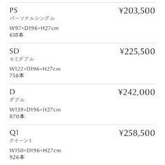 【定価20万】Serta シングルマットレス(p-BA 6.8F1N)