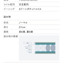 【定価20万】Serta シングルマットレス(p-BA 6.8F1N)