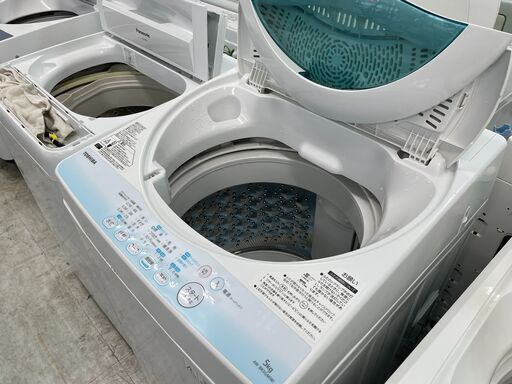 洗濯機の分解クリーニング行っています！配送設置込み　東芝5.0K洗濯機　2017年製　分解クリーニング済み！！