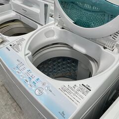 洗濯機の分解クリーニング行っています！配送設置込み　東芝5.0K洗濯機　2017年製　分解クリーニング済み！！