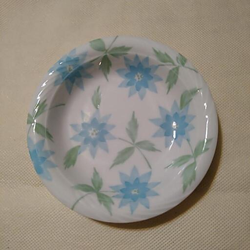 美品　たち吉　アダム＆イブ　花柄食器2枚セット