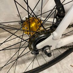 ◆🔶お持ち帰り限定・特別価格🔶◆LE PINEAU ルピノー ドロップハンドル ピストバイク 白 軽量アルミ デザイナー ホワイト 自転車 カスタム