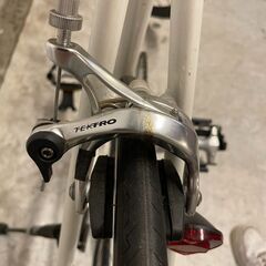 ◆🔶お持ち帰り限定・特別価格🔶◆LE PINEAU ルピノー ドロップハンドル ピストバイク 白 軽量アルミ デザイナー ホワイト 自転車 カスタム