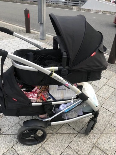 Phil \u0026 teds promenade 縦型２人乗りベビーカー