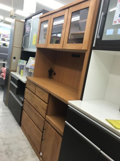 新入荷！！　サンウッディー キッチンボード 木製　　幅(W)1200mm × 奥行(D)500mm × 高さ(H)1920mm