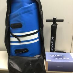 ★スタンドアップパドルボード SUPサップボード SEAPLUSサーフボード インフレータブ ルsupボード 釣り 長320cm 幅81cm 厚15cm L-BCカーボンパドル付き (Blue)