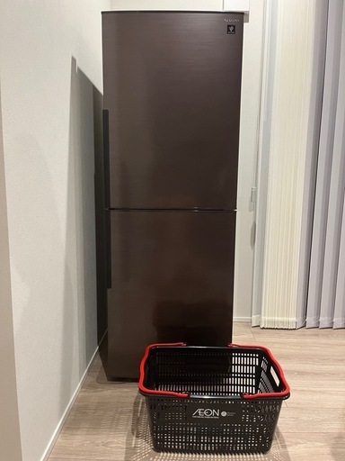 冷蔵庫　SHARP 280L ブラウン