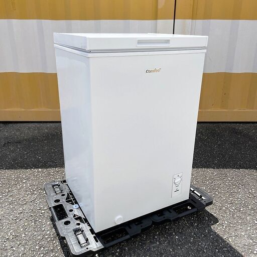 【売約済】2023年製■COMFEE' 冷凍庫【99L】上開き式 RCC100WH(E) コンフィー 冷凍ストッカー フリーザー 温度調節6段階