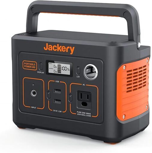 【値下げ】【アウトドア／災害対策に最適】Jackery ポータブル電源 240 元値21,800円の品