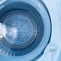 シャープ　全自動電気洗濯機　ES-GE6B-W