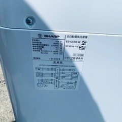 シャープ　全自動電気洗濯機　ES-GE6B-W