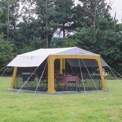 7回だけ使用！UVカット＆虫除け完備のキャンプ用タープ！