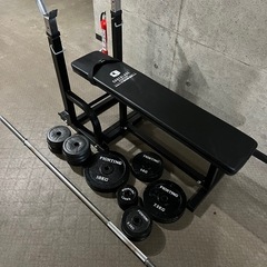 美品 数量限定】Fighting road ベンチプレス プレートセット70kg