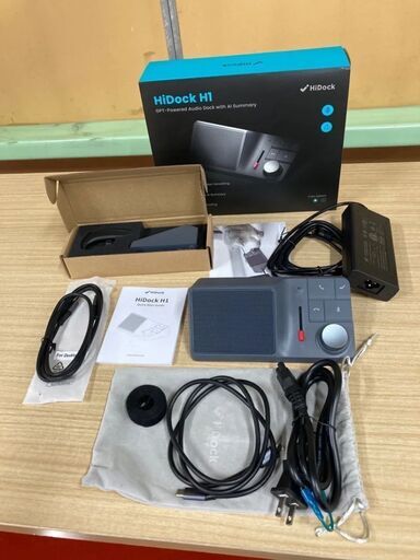 ChatGPT連携AI要約作成＋11in1オーディオドック HiDock H1  美品