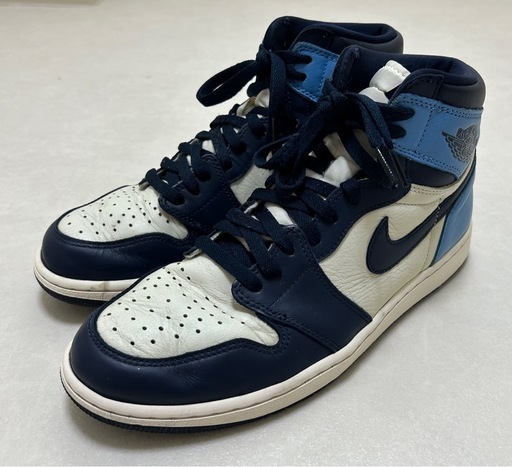NIKE AIR JORDAN 1 RETRO HIGH OG 555088-140 OBSIDIAN-UNIVERSITY サイズ:28cm