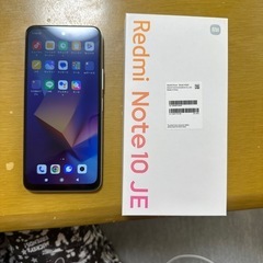 redmi note 10 je 中古　初期化済み　