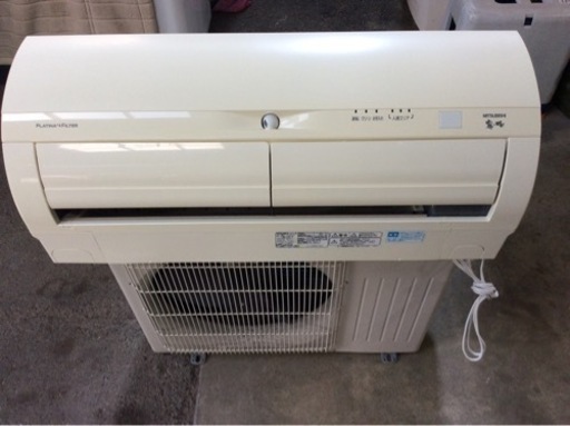 MITSUBISHI  10〜12畳  2.8kw ルームエアコン  MSZ-EX28E1-W  2013年製  ※室外機の天板にサビが有ります。