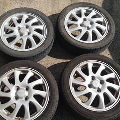 １７日まで　15インチ　ホイール　新品タイヤセット　軽自動車　スズキ　ダイハツ 15インチアルミホイールタイヤセット 軽自動車 FZ431ブラポリ/リムポリ