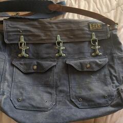 RALPH LAUREN : FIREMANS CANVAS SHOULDER BAG

