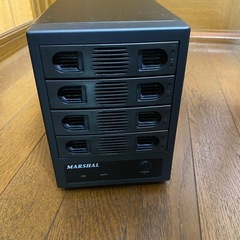 【今だけ20%オフ】格安！早い者勝ち！動作品初期化済！WD4TB HDD4個付き！Marshal SATA HDD4台外付けケース 今だけ20%オフ】格安！早い者勝ち！動作品初期化済！WD4TB HDD4個