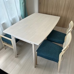【オンライン支払い】ニトリ　ダイニングテーブル・チェア・ベンチ　セット