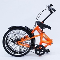 【未開封/未使用品】折畳自転車（FIELD CHANP FDB20/MG-FCP20/オレンジ） 