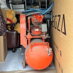 【直接引取限定】千葉市 MEIJI 明治 エアーコンプレッサー 80L GH-3B Air Compressor