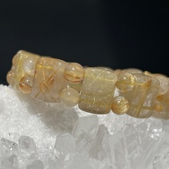 ルチルクォーツ　ブレスレット　