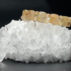 ルチルクォーツ　ブレスレット　