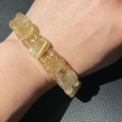 ルチルクォーツ　ブレスレット　