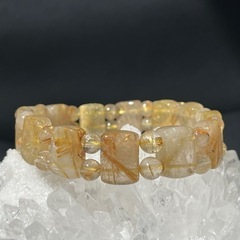 ルチルクォーツ　ブレスレット　