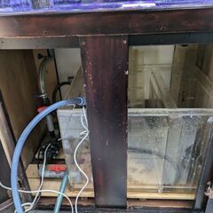 オーバーフロー水槽900×600×600、濾過槽、ポンプセット