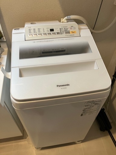 Panasonic縦型全自動洗濯機　パワフル滝洗い機能付き