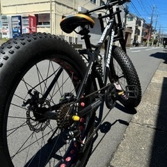 【9/30迄値下げ中】自転車　マウンテンバイク　ほぼ新品