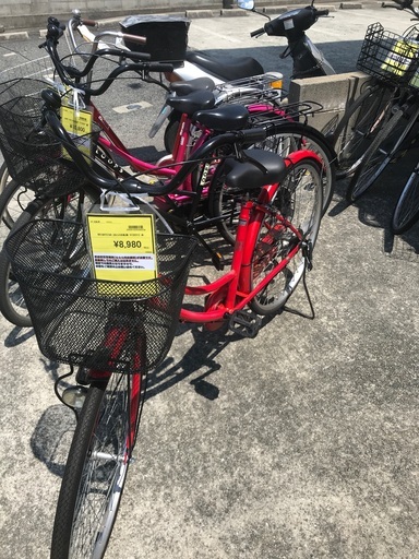 BRIGHTSTAR 26インチ自転車　赤