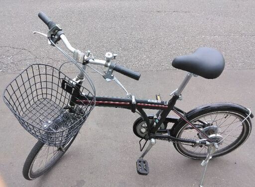 【売却済】20インチ  中古 折りたたみ自転車 8980円 6段切替 新規防犯登録料コミ 344