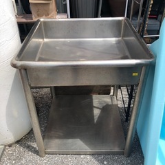 ?ステンレス一層シンク?