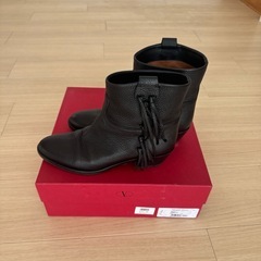 本革 レースアップブーツ(新品)